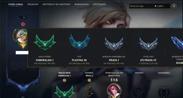 Esmeralda 1 com 85 Champs e 12 Skins
