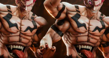 Sukuna - Jujutsu Kaisen - Arquivo Stl - Para Impressão 3D