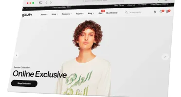 Tema Glozin Shopify PT + Chave de Ativação