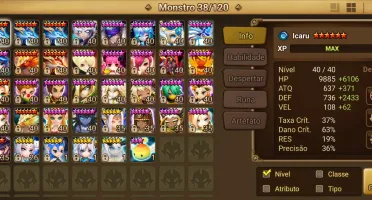 Conta Summoners wars