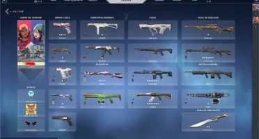 CONTA DE VALORANT COM FACA E SKINS BARATA