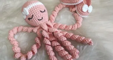 Polvo Amigurumi + Sapatinhos Rn