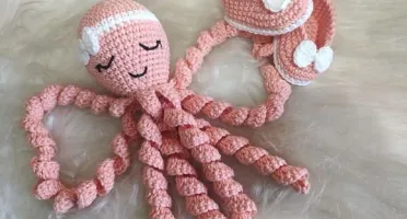 Polvo Amigurumi + Sapatinhos Rn