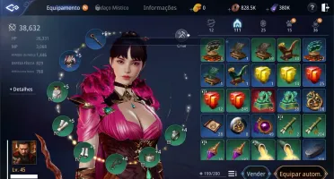 Feiticeira LVL 45 SA 24 - Vale serpentes liberado