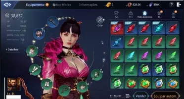 Feiticeira LVL 45 SA 24 - Vale serpentes liberado
