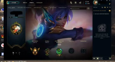 Conta lol Email Nao Verificado Ouro Iv <3 8 Vendas ja Chama