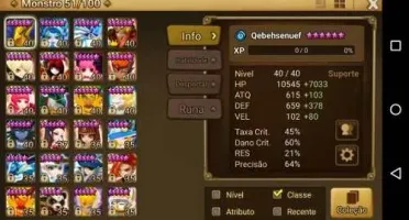 Conta Global Summonners War