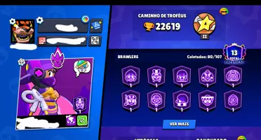 Conta De Brawl Stars Com Muitos Recursos
