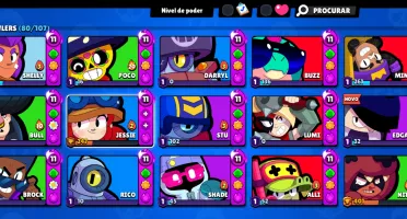 Conta De Brawl Stars Com Muitos Recursos