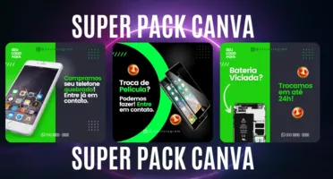 Pacote com 30.000 Artes Canva Editáveis - Envio Imediato