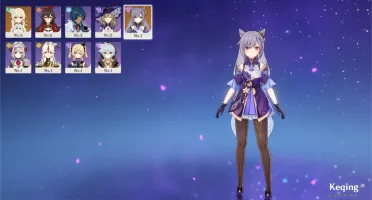 GENSHIN IMPACT / NA / AR 7 KEQING + 4 SR