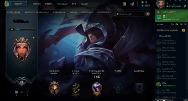 Conta de lol bronze 1, 77champ 22skins 2 miticas 2 epicas