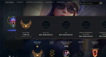 Conta smurf low elo GOLD3