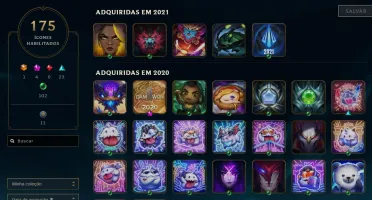 CONTA LOL UNICO DONO! SKINS! E CAMPEÕES DIVERSOS!