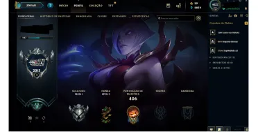 Conta de lol com 145 skins!