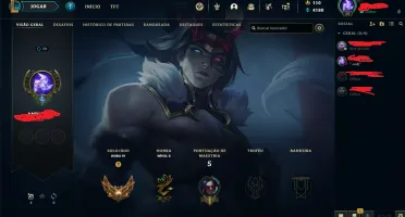 Conta League of legends gold 4 Main kayn