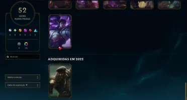 Conta Lol Mestre 20 Pdl | +31/Win | 7 Skins | 30K Ea | Troca