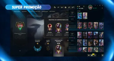 Conta Full Acesso Lvl 212 Platina 4 | 129 Skins | 5 Miticas