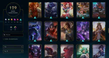 Conta Full Acesso Lvl 212 Platina 4 | 129 Skins | 5 Miticas