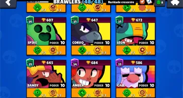 Conta Brawl Stars Full 30 k de troféus
