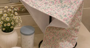 Toalha Artesanal para Cabelo - 22 x 60 cm