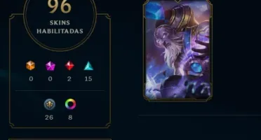 Conta com todos campeões, S3, level 159, 96 skin +ryze triuf