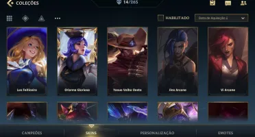 Conta de wild rift