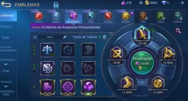 CONTA MOBILE LEGENDS - EX MÍTICO (ÉPICO 2)