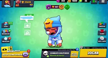 CONTA BRAWL STARS QUASE FULL, 21K DE TROFÉUS, 45/48 BRAWLERS