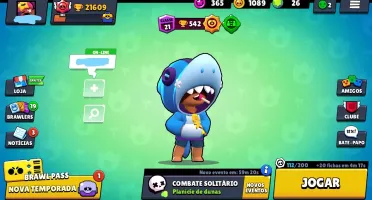 CONTA BRAWL STARS QUASE FULL, 21K DE TROFÉUS, 45/48 BRAWLERS