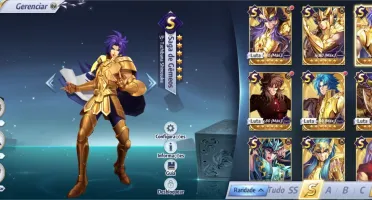Saint Seiya Awakening - CONTA LVL 56 Servidor A22-Sagitta