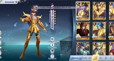 Saint Seiya Awakening - CONTA LVL 56 Servidor A22-Sagitta