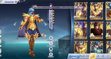 Saint Seiya Awakening - CONTA LVL 56 Servidor A22-Sagitta