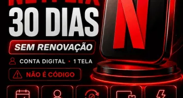 Conta Netflix 30 dias