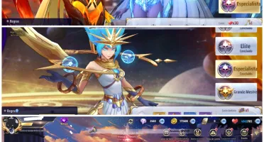 Conta saint Seiya awakening lvl 49 muito upada