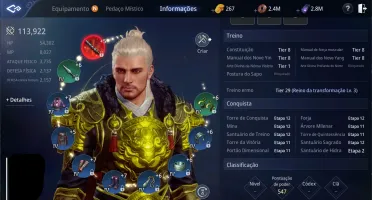 CONTA MIR4 LVL 81 109K SEM CLÃ