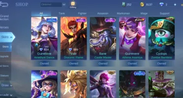 Conta perfeita mobile legends