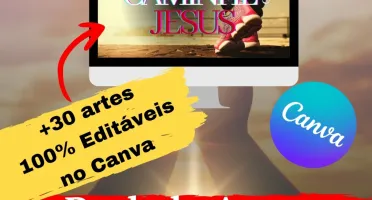 Templates Canva para Religião Vol. 1 com +30 Artes