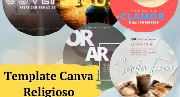 Templates Canva para Religião Vol. 1 com +30 Artes