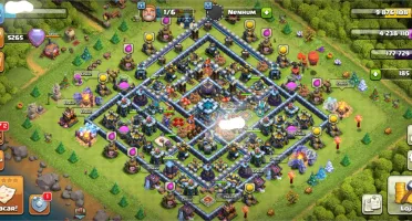 Clash of Clans Centro de vila CV 13 full