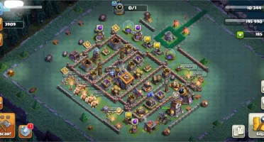 Clash of Clans Centro de vila CV 13 full