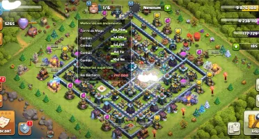 Clash of Clans Centro de vila CV 13 full