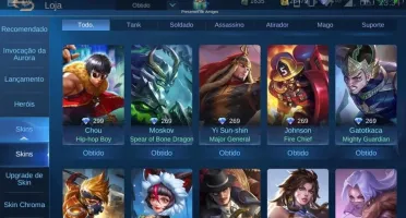 Conta Mobile Legends