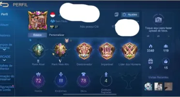 Conta Mobile Legends