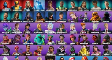 Fortnite 88 Skins | Mizuki | Tony | Lara Croft | Ravena |