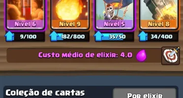Clash Royale arena 11 com 10 lendárias
