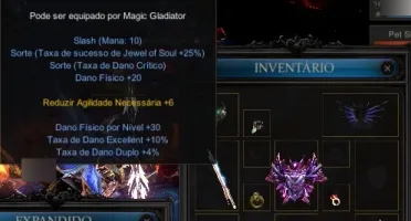 Conta Megamu - Mg 200R Lvl 1013 Str