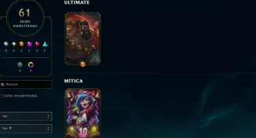 [Entrega Automática] Lol Ouro, 61 Skins, ultimate, mitica...