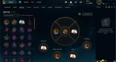 Conta LOL - Diamante IV, 64% de WR(E-MAIL NÃO VERIFICADO)