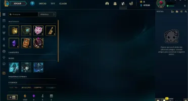 Conta LOL - Diamante IV, 64% de WR(E-MAIL NÃO VERIFICADO)